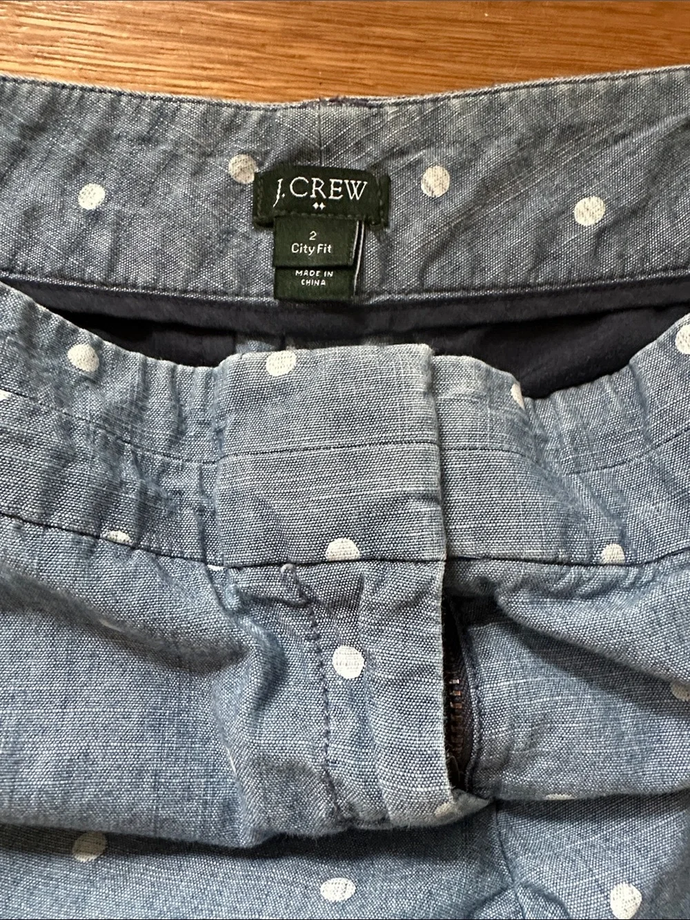 J. Crew casual chambray